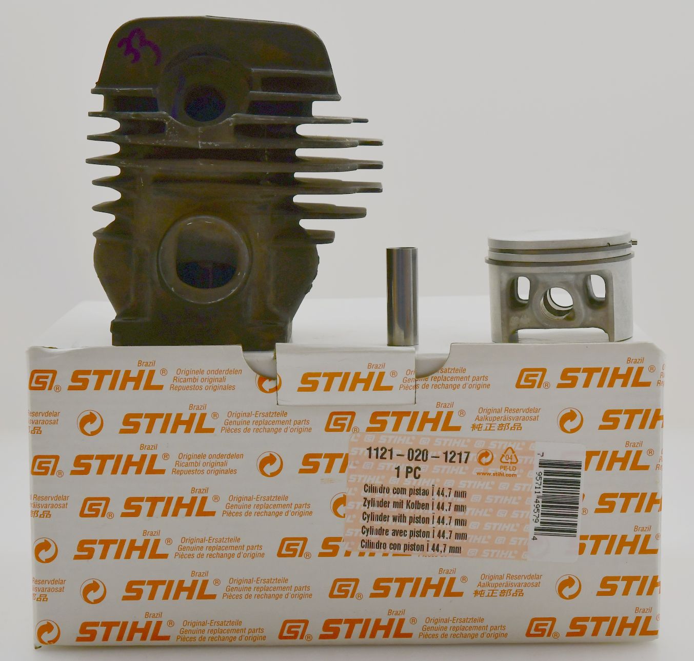 STIHL 11210201217 Original  Zylinder Kolben für 026 MS260 MS 260 44,7 mm 1121 020 1217