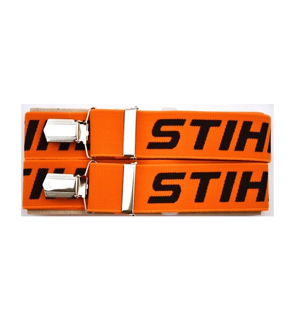 STIHL 00008841510 Hosenträger orange 110cm hochwertig für Bundhose Klipse 