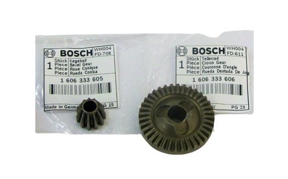 Bosch Original Ersatzteil Tellerrad 1606333606+1606333605 Kegelrad 160 für PWS 500/550/600/700,PWS Edition