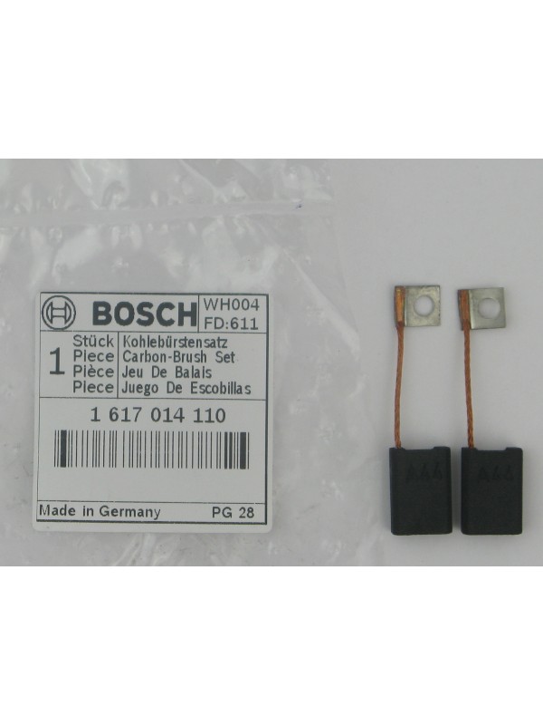 Bosch 1617014110 original Kohlebürsten Kohlen für Bosch UBH 12/50 GBH 8 USH 10 GBH 8/65 DCE
