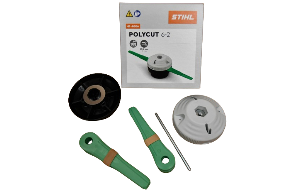 STIHL 40067102134 Polycut 6-2 Mähkopf mit 2 beweglichen Kunststoffmessern